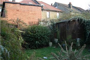 How the garden looked before